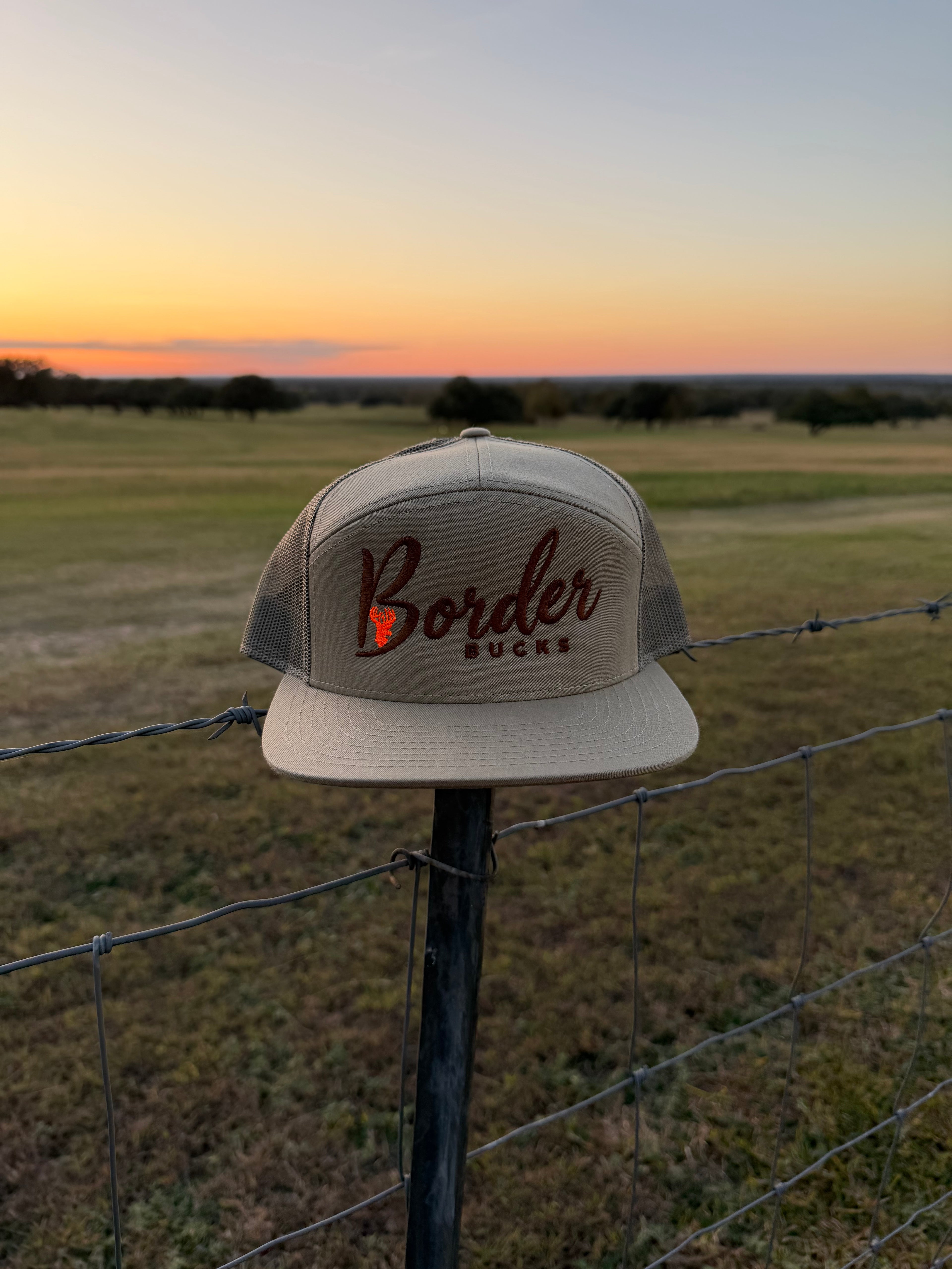Flat Bill Trucker Hat