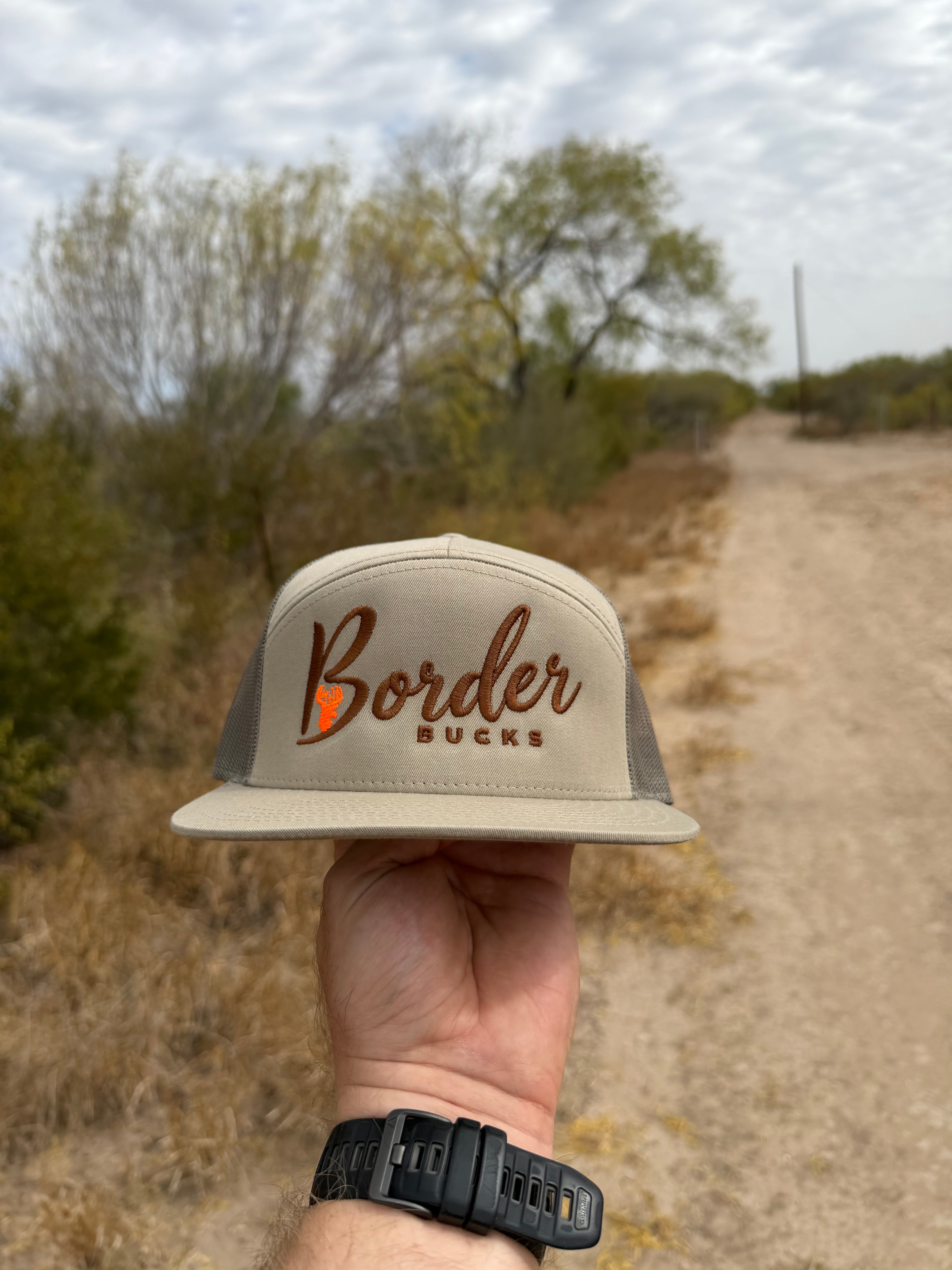 Flat Bill Trucker Hat
